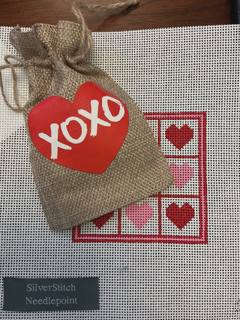 Valentine's Tic Tac Toe by Silver Stitch Needlepoint (thumbnail)