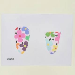 Flower Power Scissors Case Printed Canvas by KCN Designers (thumbnail)