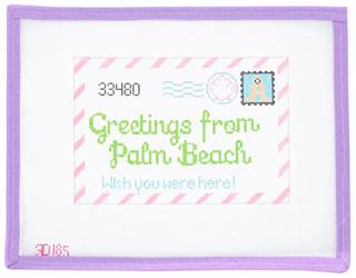 Greetings From Palm Beach - Large by Rachel Donley (thumbnail)