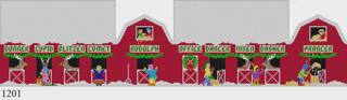Santa's Village, Reindeer Barn - 18 mesh by Liz Goodrick-Dillon (Tapestry Tent, via Susan Roberts) (thumbnail)