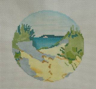 M-KMK9 Sleeping Bear Dunes - Ornament by Blue Ridge Stitchery (thumbnail)