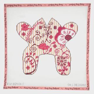 Frog Pink by Blue Waters Needlepoint (thumbnail)