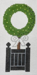 Monogram Topiary with Stitch Guide by Rachel Donley (thumbnail)