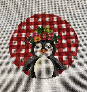 Patrick a Christmas Penguin by Kelly Clark Needlepoint (Colonial Needle) (thumbnail)