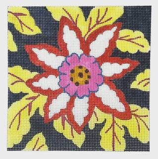 Orange and White Flower by Colors of Praise Art Studio (thumbnail)