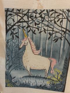 Unicorn in Woods by Edie and Ginger (via CBK) (thumbnail)