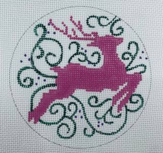 Jeweled Reindeer Ornament by DC Designs (via VNG Canvas) (thumbnail)