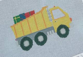 Christmas Dump Truck SS212A by Stitch Style Needlepoint (thumbnail)