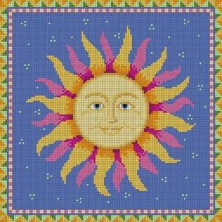 Sunface by Susan Roberts Needlepoint (thumbnail)