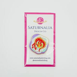 Dragon Needleminder by Saturnalia Stitching (thumbnail)