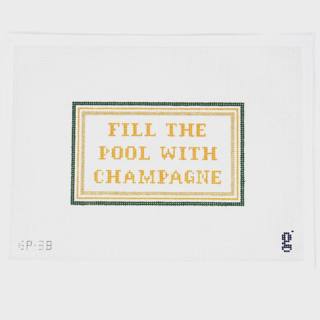 Fill The Pool With Champagne by Goodpoint Needlepoint (thumbnail)