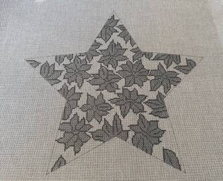 Whimsy & Grace wg11859 Poinsettia Star Silver 10" by Whimsy and Grace (thumbnail)