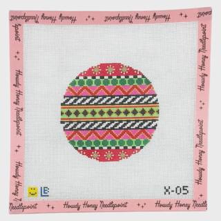 Black Diamond on Green Stripes by Lauren Bloch Designs (thumbnail)