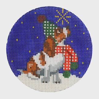 Midnight Basset Hound Round by Kirk and Bradley (thumbnail)