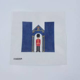 3D London Guard Sentry Box Needlepoint Canvas by Stitch Style Needlepoint (thumbnail)