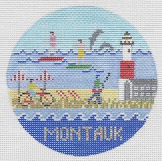 Montauk, NY Round - Trunk Show by Doolittle Stitchery (thumbnail)