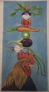 veggie rooster by Melissa Shirley Designs (thumbnail)
