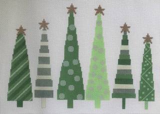 Silver and Green Trees by A Stitch in Time (thumbnail)