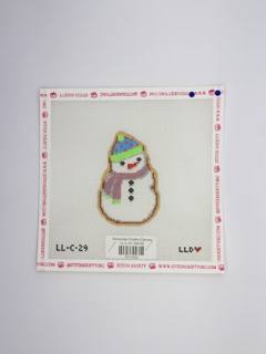 Snowman Cookie Canvas by Laura Love Designs (thumbnail)