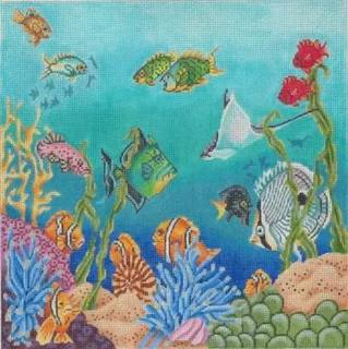 Under the Water Pillow II by Trubey Designs (thumbnail)