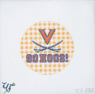 University of Virginia (UVA) Round by Wipstitch Needleworks (thumbnail)
