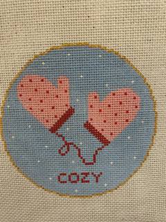 Cozy Mittens Canvas by Goodpoint Needlepoint (thumbnail)