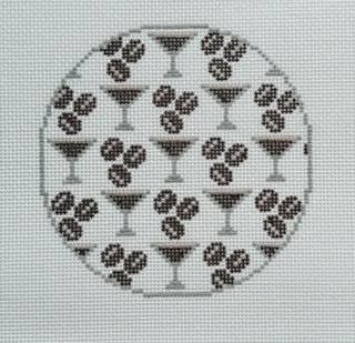 Espresso Martini Round Coaster by Mopsey Designs (thumbnail)