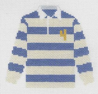 Rugby Shirt - Blue & Cream by Prepsetter (thumbnail)