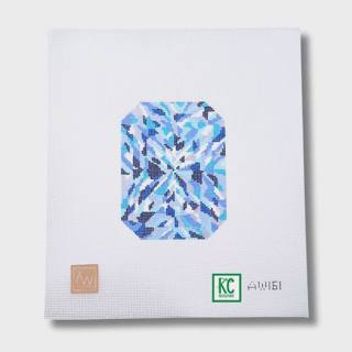Radiant Cut Diamond Canvas by Audrey Wu Designs (thumbnail)
