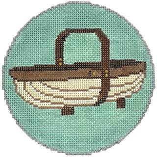 Garden Icons - Trug Basket by The Gingham Stitchery (thumbnail)