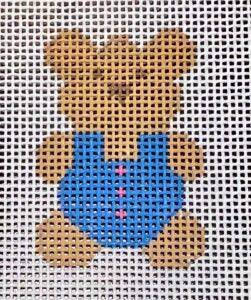 Mini Teddy Bear - Blue by Danji Designs (thumbnail)