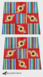 The Meredith Collection Sunflower Stripe Peggy Bag Needlepoint Canvas by Meredith Collection (thumbnail)