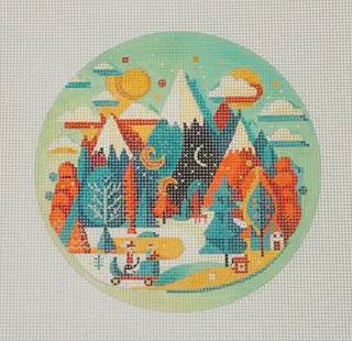 Mindy's Country Vista Round 5 by Mindy's Needlepoint Factory (thumbnail)