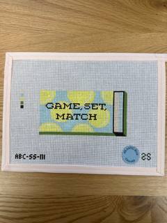 Game Set Match by Goodpoint Needlepoint (thumbnail)
