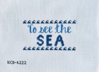 To See the Sea Eyeglass Case Insert Canvas by KCN Designers (thumbnail)