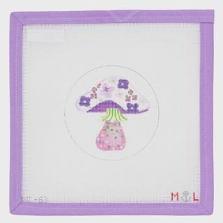 Pink & Purple Polka Dot Mushroom by The Gingham Stitchery (thumbnail)