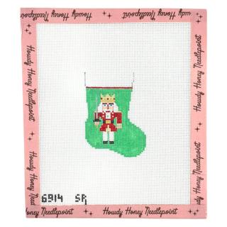 Nutcracker Micro Stocking by Susan Roberts Needlepoint (thumbnail)