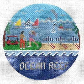 Ocean Reef Club, FL Round - Trunk Show by Doolittle Stitchery (thumbnail)