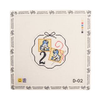 D-02 12 Days of Needlepoint Foo Dog Needle Minders (Copy) by Lauren Bloch Designs (thumbnail)