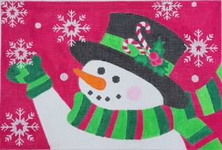 Candy Cane Snowman by Pepperberry Designs (thumbnail)