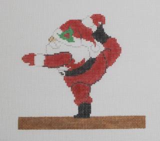 Gymnastics Santa by Atlantic Blue Canvas (thumbnail)