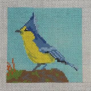 Blue Bird with Yellow Breast - by KCN Designers (thumbnail)