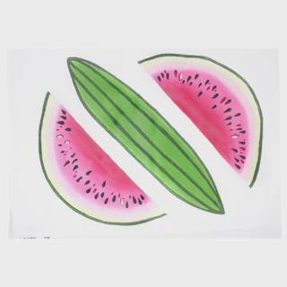 Shaped Watermelon by Liz Goodrick-Dillon (Tapestry Tent, via Susan Roberts) (thumbnail)