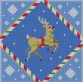 Reindeer, 3" Ornament by Liz Goodrick-Dillon (Tapestry Tent, via Susan Roberts) (thumbnail)
