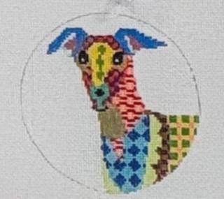 Greyhound 4" Round (18m) by Pajamas and Chocolate (thumbnail)