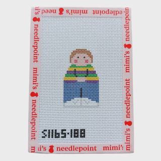 Mardi Gras Boy Angel Canvas by KCN Designers (thumbnail)