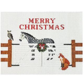Merry Christmas Paddock Gate by Pip & Roo Needleworks (thumbnail)