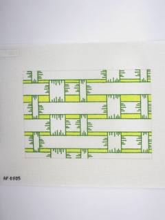 Lattice Clutch - Lime Green by Anne Fisher Needlepoint (thumbnail)