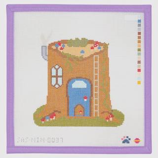 Tree Stump Fairy House by Saturnalia Stitching (thumbnail)