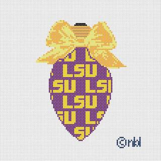 Needlepoint by Laura LSU on Repeat Light bulb by Needlepoint by Laura (thumbnail)